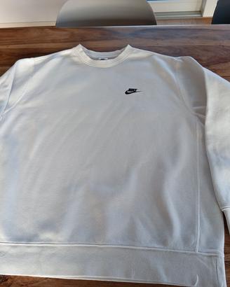 FELPA BIANCA NIKE UOMO XL