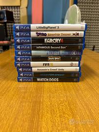 Lotto di 10 Giochi per Sony PlayStation 4