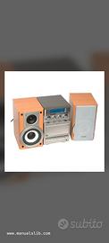 stereo hi-fi Panasonic SC PM22 CD cassette  radio