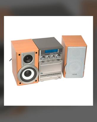 stereo hi-fi Panasonic SC PM22 CD cassette  radio