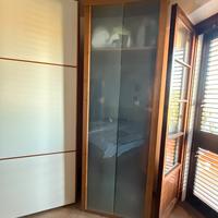 Armadio Moderno 2 Ante Vetro Smerigliato