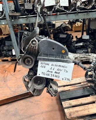 Motore Alfa Romeo 147 1.6 16V TS Anno 2008 Codice 