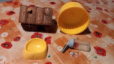 Accessori per criceto e gabbia