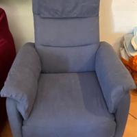 Poltrona relax reclinabile elettrica