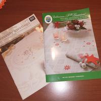 x hobby.libri  di natale con ricami a punto croce 