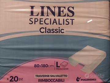 4 confezioni da 20 traverse Lines 60x90