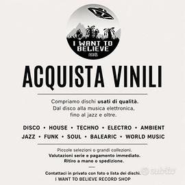 I WANT TO BELIEVE RECORD SHOP ACQUISTA VINILI