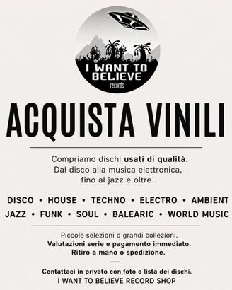 I WANT TO BELIEVE RECORD SHOP ACQUISTA VINILI