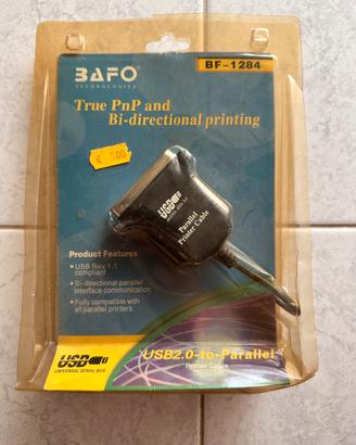 BAFO BF-1284 adattatore USB 2.0 parallel printer