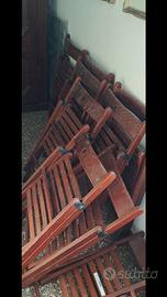 Sedie in legno