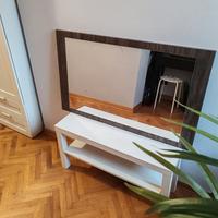  Mobiletto IKEA e Specchio effetto legno 