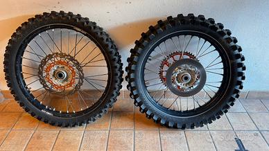 Cerchi cross ktm husqvarna gas gas completi 19-21