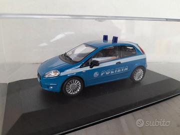 MODELLO AUTO FIAT GRANDE PUNTO POLIZIA DI STATO