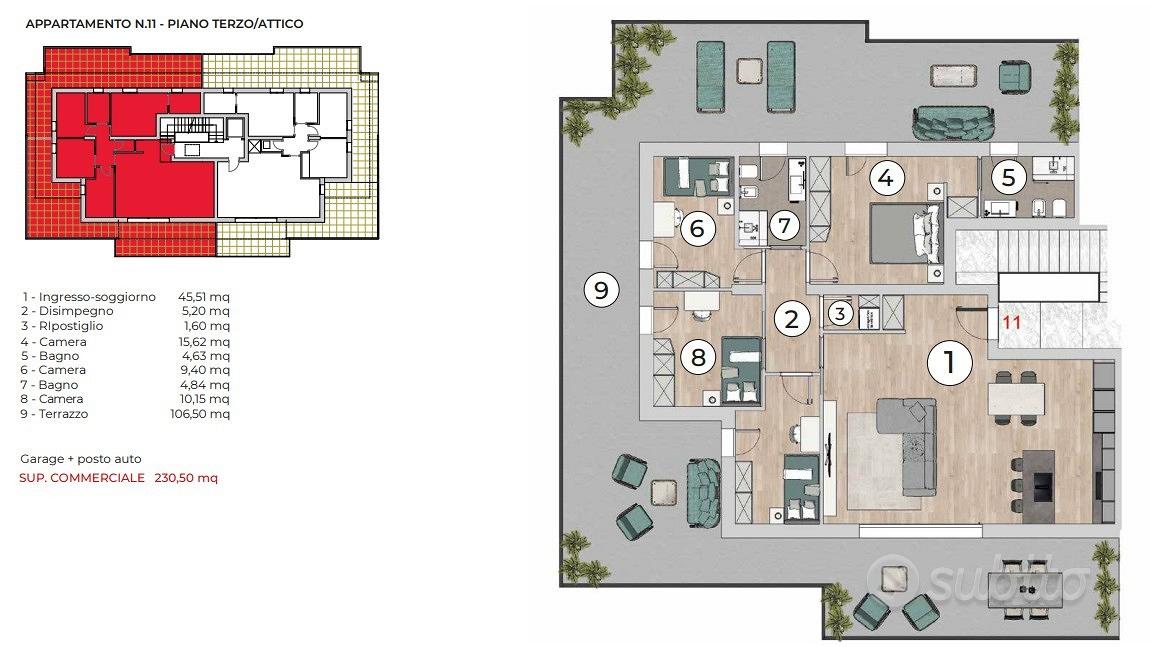 Appartamento – Padova, Arcella - Vista 2