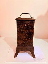 Antico girarrosto da camino del 1900