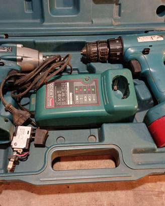 Kit Makita Trapano + Avvitatore 1/2" + Accessori