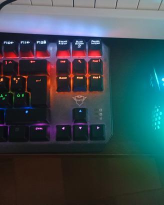 tastiera meccanica e mouse da gaming 