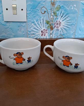Coppia Tazze Vintage Anni '90 