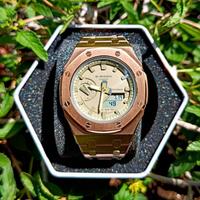 Casio G-Shock "Oro Rosa" 39mm CUSTOM OAK *UNICO*
