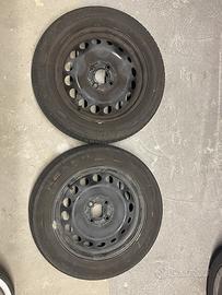 4 GOMME CON CERCHI IN ACCIAIO TWINGO ZEN