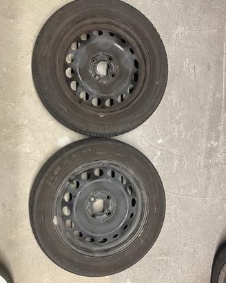 4 GOMME CON CERCHI IN ACCIAIO TWINGO ZEN