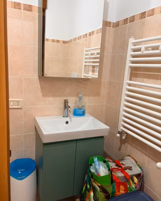 Arredo per bagno verde salvia