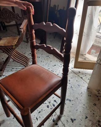 6 sedie vintage anni '70