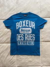T-shirt uomo – Boxeur des Rues – Taglia S – Blu
