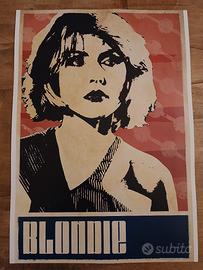 poster Blondie Wallart Musica Rock Vintage 