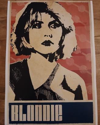 poster Blondie Wallart Musica Rock Vintage 