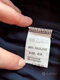 Polo bambino in piquet di cotone marca Milò et Mar