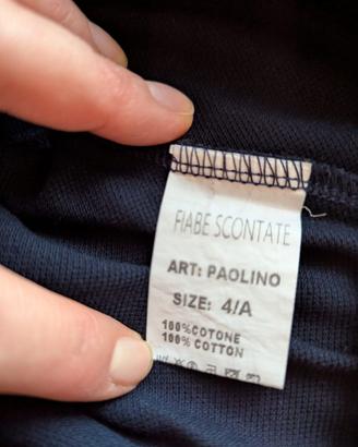 Polo bambino in piquet di cotone marca Milò et Mar
