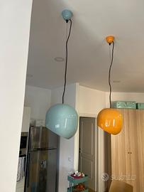 Lampadario ceramica ferroluce