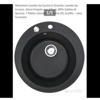 Lavandino da cucina tondo.