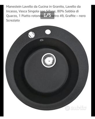 Lavandino da cucina tondo.