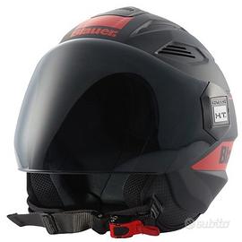 Casco moto blauer con visiera modulare