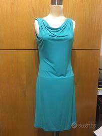 Vestito lungo color Tiffany
