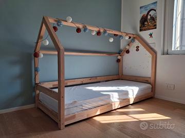 Letto a Capanna Mon Lit  Cabane 80x190 in Pino