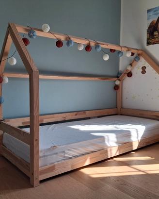 Letto a Capanna Mon Lit  Cabane 80x190 in Pino