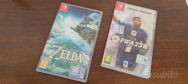 Due giochi Nintendo Switch: Zelda e FIFA