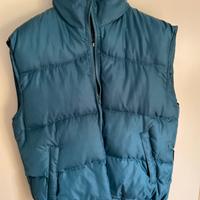 Giacca in piuma naturale d'anatra s/maniche tg.L