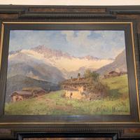 Quadro paesaggio firmato Luigi Liverani