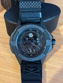 Orologio analogico Philipp Plein Skull nero