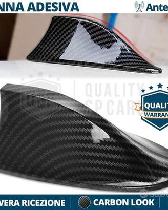 Antenna PINNA SQUALO per PEUGEOT CARBON LOOK
