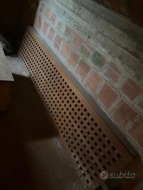 4 pannelli in legno a carabottino