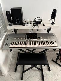 Yamaha psr s910 kit audio mixer completa