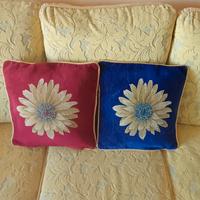 Coppia di fodere in velluto