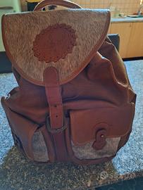 zaino pelle vintage 