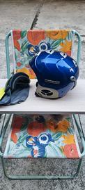 casco e maschera sci