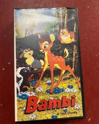 Videocassetta Bambi vhs